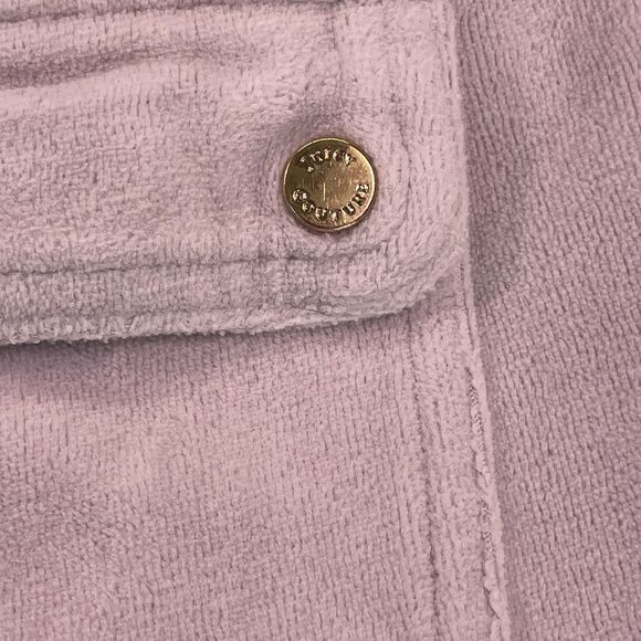 Juicy Couture Cream Gray Drawstring Jogger Velour Track Pants Size Small - Picture 7 of 10
